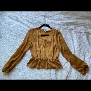 Aritzia Low-cut blouse